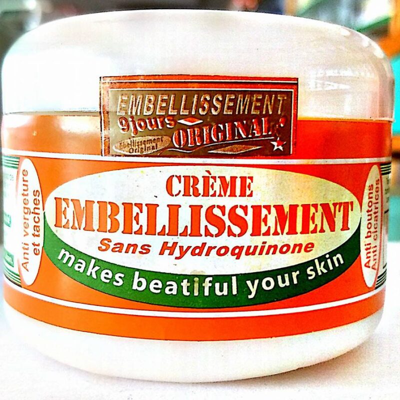 crème embellissement sans hydroquinone